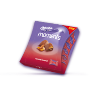 Milka Moments Almond Caramel 96g