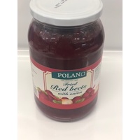 Polan Red Beets with Onion 880g