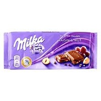 Milka Raisin & Nut Chocolate 100g
