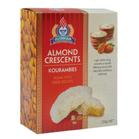 Olympian Almond Crescents 250g