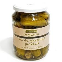 Polan Organic Pickled Gherkins 680g