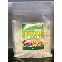 Chef's Choice Organic Basmati White Rice 1kg