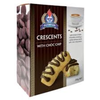 Olympian Crescents Choc Chip 250g