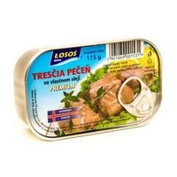 Losos Cod Liver in Own Oil 115g