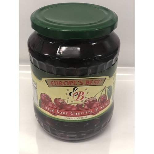 Europe's Best Pitted Sour Cherries 720g