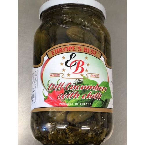 Europe's Best Chilli Dill Cucumbers 830g