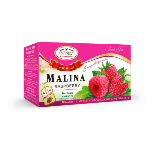 Malwa Raspberry (Malina) Tea 20 Bags
