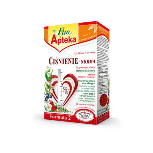 Fito Apteka Formula 2 Steady Pressure Tea 20 Bags
