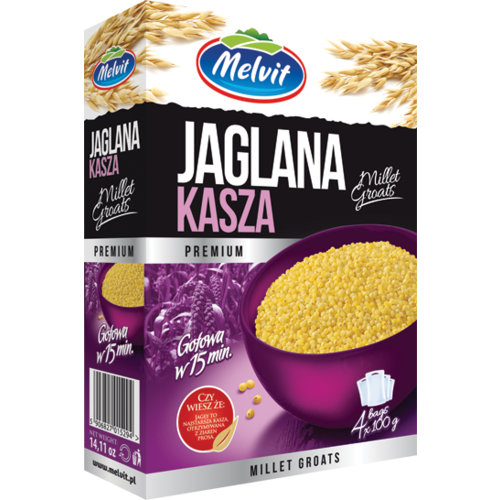 Melvit Millet Groats 4x100g