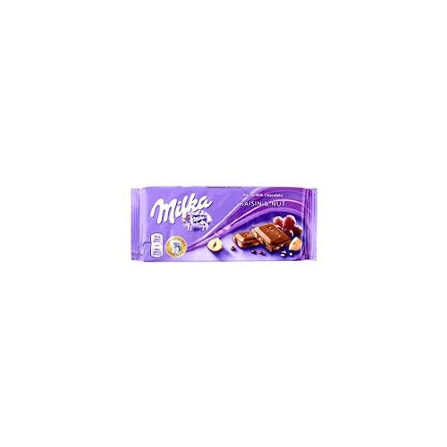 Milka Raisin & Nut Chocolate 100g