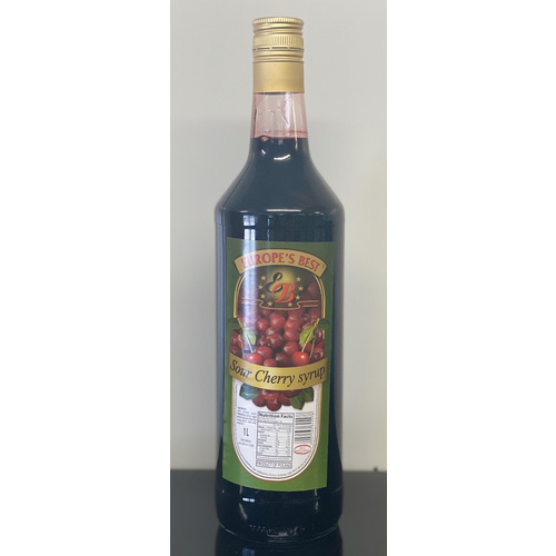 Europe's Best Sour Cherry Syrup 1lt