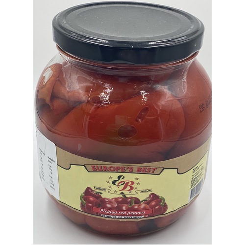 Europe's Best Pickled Red Peppers 1.4kg