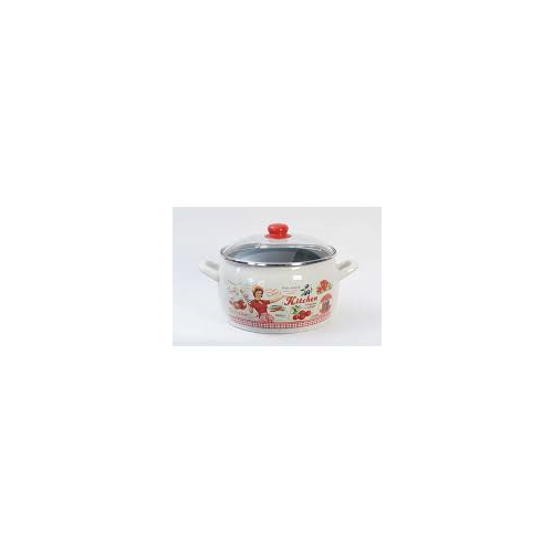 Metalac Stew Pot with Lid "Lady" 4lt