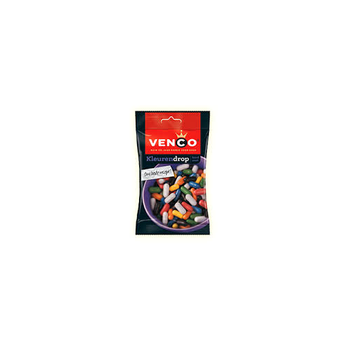 Venco Kleuren Drop Licorice 155g