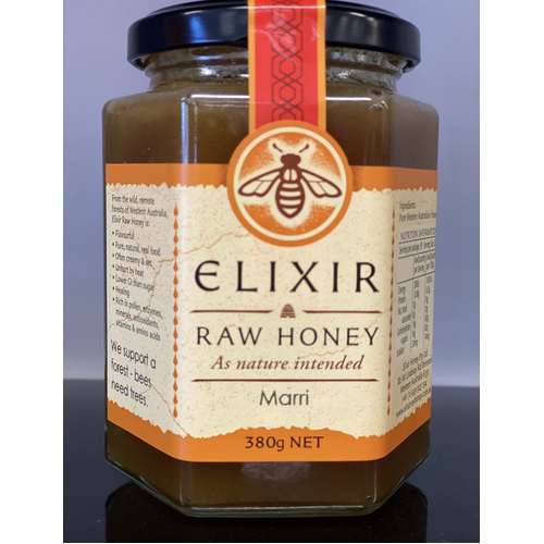 Elixir Raw Honey Mallee 380g