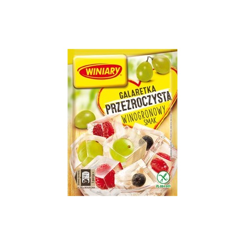 Winiary Jelly Clear Grape Flavour 71g