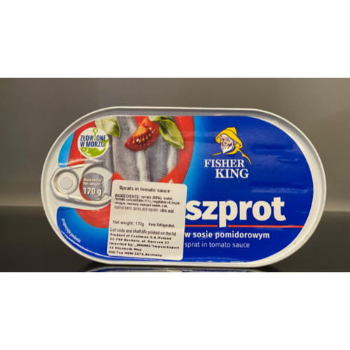 Fisher King Sprats in Tomato 170g