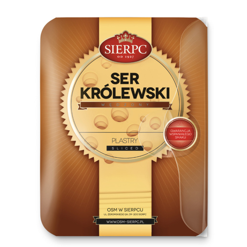 Sierpc Royal Smoked Cheese Slices 135g