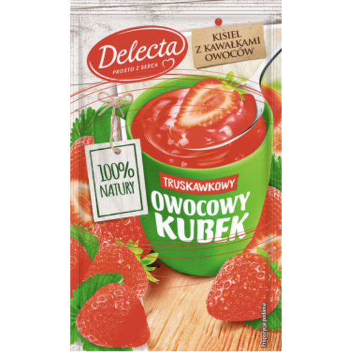 Delecta Strawberry Cup 30g