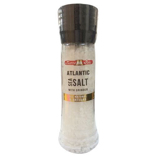 Marco Polo Atlantic Sea Salt with Grinder 325g